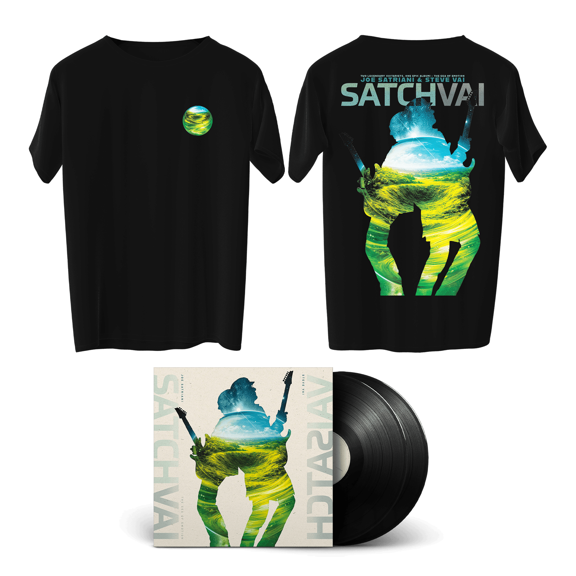 LP + Black T-Shirt Bundle